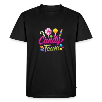 Candy Team Candy Candies - Men's Premium Organic T-Shirt - black - Front - Nico (187cm)
