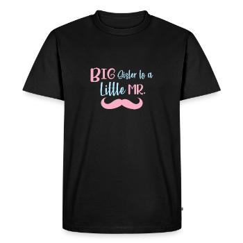 Big Sister To A Little mr - Men's Premium Organic T-Shirt - black - Front - Nico (187cm)