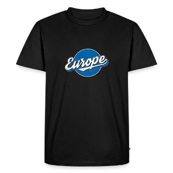 Europe - T-shirt Premium bio Homme - noir - Devant - Nico (187cm)
