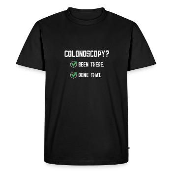 Gastroenterology Endoscopy Colonoscopy - Men's Premium Organic T-Shirt - black - Front - Nico (187cm)