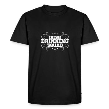 Drapeau irlandais Irlande Hectare Vacances - T-shirt Premium bio Homme - noir - Devant - Nico (187cm)