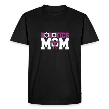 Drôle de robotique Maman Droïde Bâtisseuse Mère Femmes - T-shirt Premium bio Homme - noir - Devant - Nico (187cm)