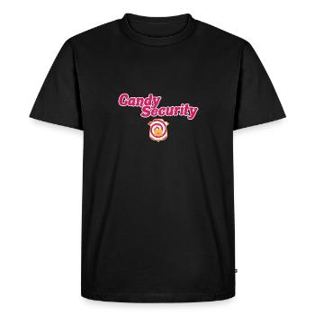 Candy Security Kids Parents Matching Anniversaire - T-shirt Premium bio Homme - noir - Devant - Nico (187cm)