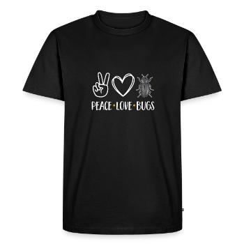 Collectionneurs d’insectes, insectes, amateurs de coléoptères, entomologistes - T-shirt Premium bio Homme - noir - Devant - Nico (187cm)