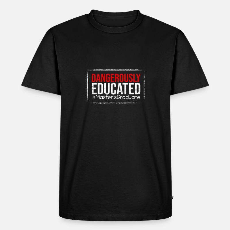 Master's Degree Studies Master's Degree - Men's Premium Organic T-Shirt - black