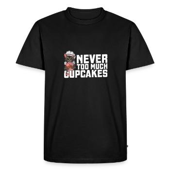 Hobby Baker Cat Cake Dessert Cuisson - T-shirt Premium bio Homme - noir - Devant - Nico (187cm)