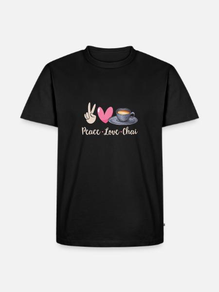 Chai Tea Masala Chai - Men's Premium Organic T-Shirt - black