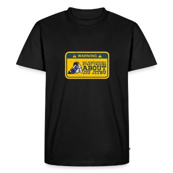 Jiu-Jitsu brésilien BJJ Sports Filles - T-shirt Premium bio Homme - noir - Devant - Nico (187cm)