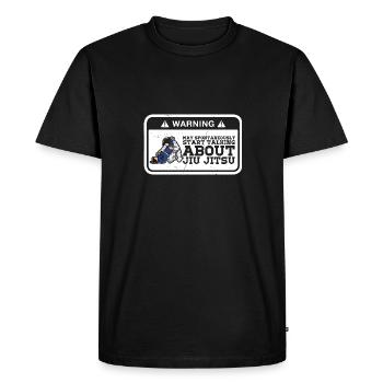Jiu-Jitsu brésilien BJJ Sports Filles - T-shirt Premium bio Homme - noir - Devant - Nico (187cm)