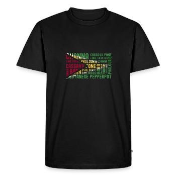 Guyana Flag Guyanais Guyanais - T-shirt Premium bio Homme - noir - Devant - Nico (187cm)