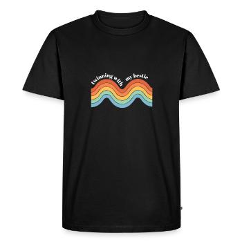 Jumelage avec mon meilleur ami Squad Twin - T-shirt Premium bio Homme - noir - Devant - Nico (187cm)