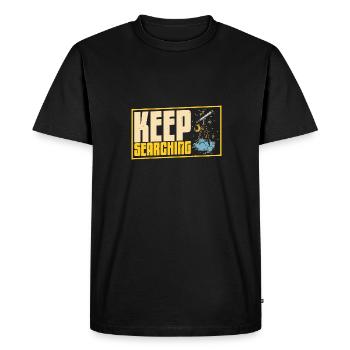 Telescope Stargazing Astronomy Hobby - Men's Premium Organic T-Shirt - black - Front - Nico (187cm)