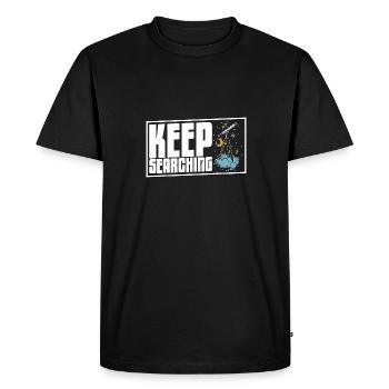 Telescope Stargazing Astronomy Hobby - Men's Premium Organic T-Shirt - black - Front - Nico (187cm)