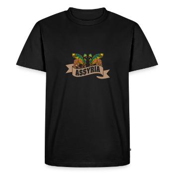 Assyria Sumerian Lamassu Babylon Sumer Antique - Men's Premium Organic T-Shirt - black - Front - Nico (187cm)