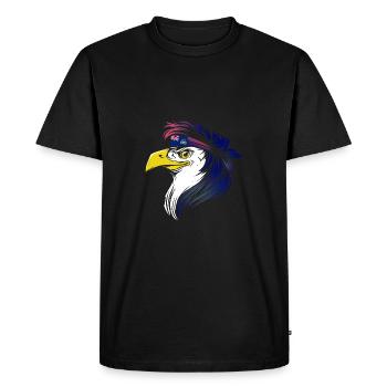 Ascension - Men's Premium Organic T-Shirt - black - Front - Nico (187cm)