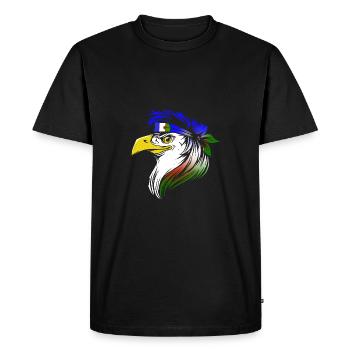 Batwa - T-shirt Premium bio Homme - noir - Devant - Nico (187cm)