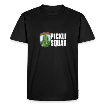 Cucumbers Healthy Food Vegan Pickles - Men's Premium Organic T-Shirt - black - Front - Nico (187cm)