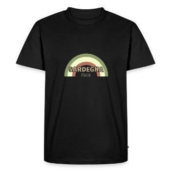 Mer Méditerranée, Sardaigne, Sardaigne, Sardaigne, Italie - T-shirt Premium bio Homme - noir - Devant - Nico (187cm)
