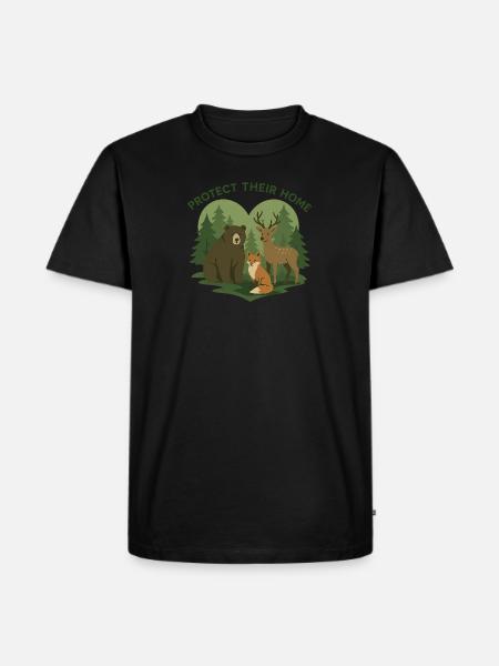 Protect Their Home - Men's Premium Organic T-Shirt - black