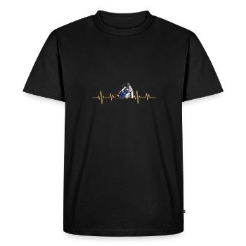 Jiu Jitsu Filles BJJ Arts Martiaux Arts Martiaux - T-shirt Premium bio Homme - noir - Devant - Nico (187cm)