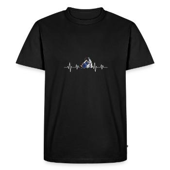 Jiu Jitsu Filles BJJ Arts Martiaux Arts Martiaux - T-shirt Premium bio Homme - noir - Devant - Nico (187cm)