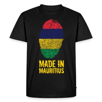 Made In Maurice / Maurice / Moris - T-shirt Premium bio Homme - noir - Devant - Nico (187cm)