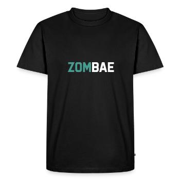 Halloween Zombie Mort-vivant Cadavre Créature Mort Costume - T-shirt Premium bio Homme - noir - Devant - Nico (187cm)
