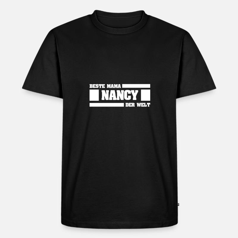 Mutter Nancy - Männer Premium Bio T-Shirt - Schwarz