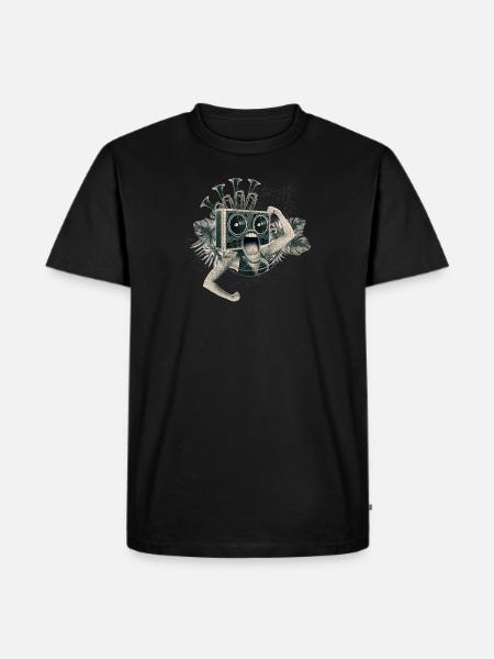 Reggae Punk - Men's Premium Organic T-Shirt - black