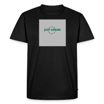 JUSTE URBAIN - T-shirt Premium bio Homme - noir - Devant - Nico (187cm)