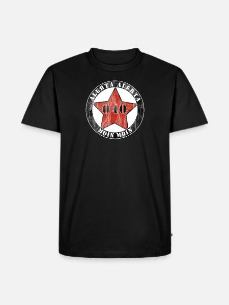 Antifascist Action Hamburg - Men's Premium Organic T-Shirt - black