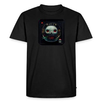 Personnage - T-shirt Premium bio Homme - noir - Devant - Nico (187cm)