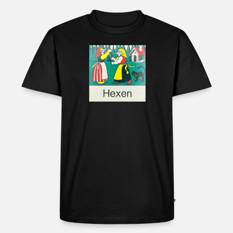 Hexen - Männer Premium Bio T-Shirt - Schwarz