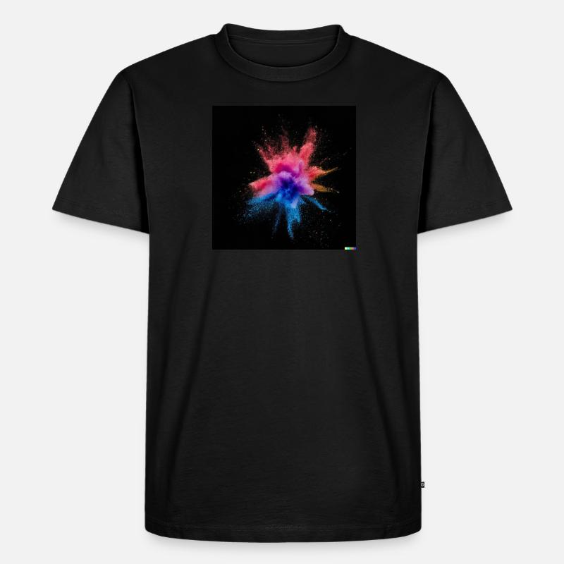 Farbexplosion - Männer Premium Bio T-Shirt - undefined