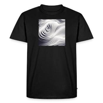 Everything is from waves 3 topaz enhance - Men's Premium Organic T-Shirt - black - Front - Nico (187cm)