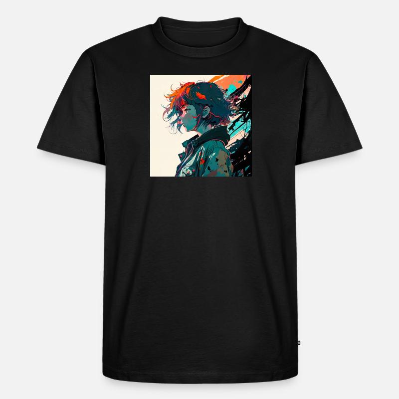 Sternenprinzessin - Männer Premium Bio T-Shirt - Schwarz