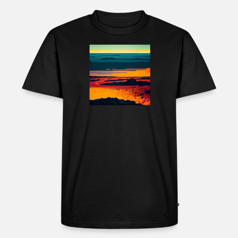 Landschaft - Männer Premium Bio T-Shirt - undefined