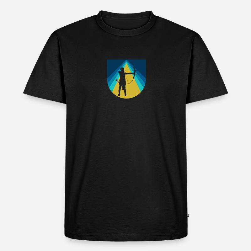 Bogen Bogen - Männer Premium Bio T-Shirt - undefined