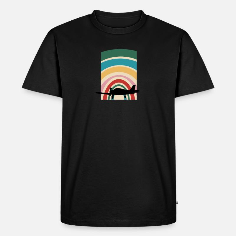 Pilot Flugzeug - Männer Premium Bio T-Shirt - undefined