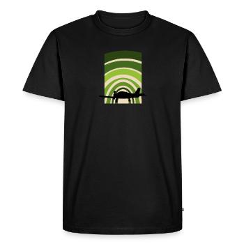 Aviation Aérospatiale Aviation - T-shirt Premium bio Homme - noir - Devant - Nico (187cm)