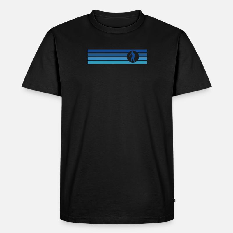 Discgolf Spieler Discgolf - Männer Premium Bio T-Shirt - Schwarz