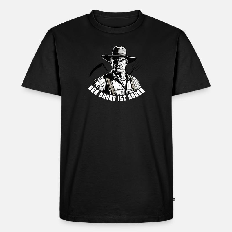 Der Bauer ist sauer - Männer Premium Bio T-Shirt - undefined