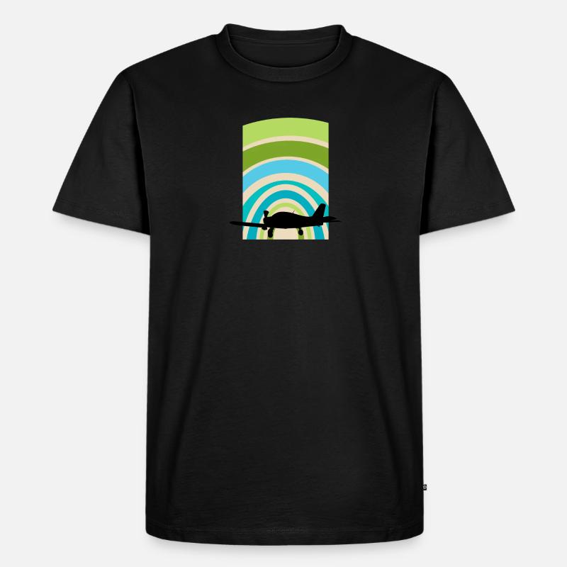 Flugzeug Pilot - Männer Premium Bio T-Shirt - undefined