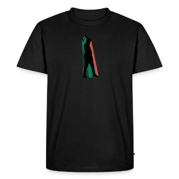 Axe Axe Throwing Double Axe - Men's Premium Organic T-Shirt - black - Front - Nico (187cm)