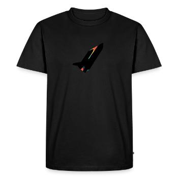 Aviator Aviation - T-shirt Premium bio Homme - noir - Devant - Nico (187cm)