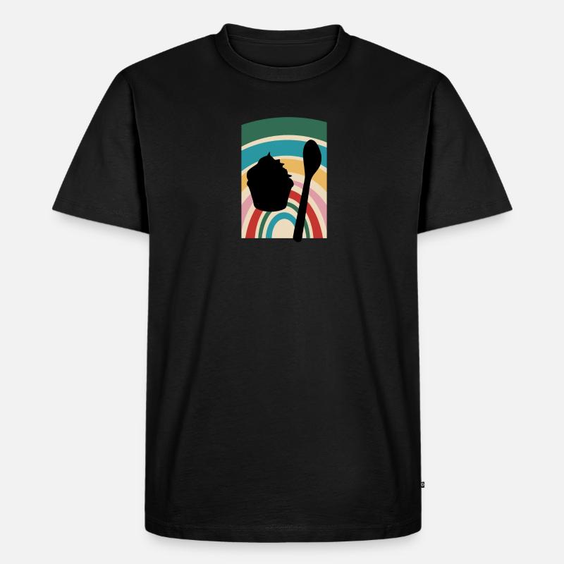 Muffin Backen Cupcake - Männer Premium Bio T-Shirt - undefined