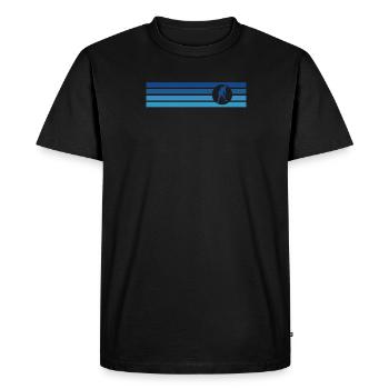 Lecteur de disque Disc Golf - T-shirt Premium bio Homme - noir - Devant - Nico (187cm)