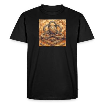 Relics of the Cosmos: Ancient Structures - Men's Premium Organic T-Shirt - black - Front - Nico (187cm)