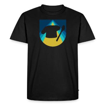 Baking Bakery Bakery - Men's Premium Organic T-Shirt - black - Front - Nico (187cm)