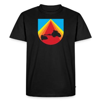 Farmer Ranch Agriculture - Men's Premium Organic T-Shirt - black - Front - Nico (187cm)